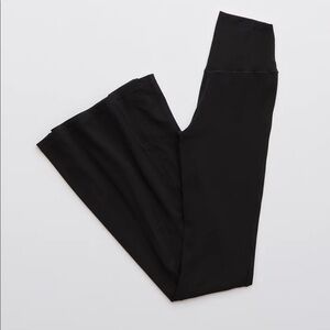 OFFLINE By Aerie Real Me High Waisted Crossover Rib Super Flare Legging